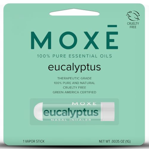 Image of MOXĒ Eucalyptus Essential Oil Nasal Inhaler Stick Congestion & Sinus Relief