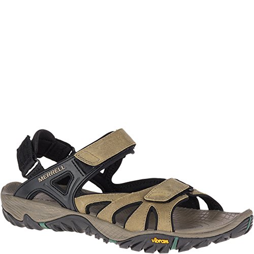 Merrell Men's All Out Blaze Sieve Convert Sport Sandal, Stucco, 15 Medium US