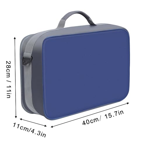 Raprance Estuche para Carrete de Pesca Fly, Divisores Personalizables, Caja de Almacenamiento a Prueba de Golpes, Portátil para Viaje, Azul miniatura 4