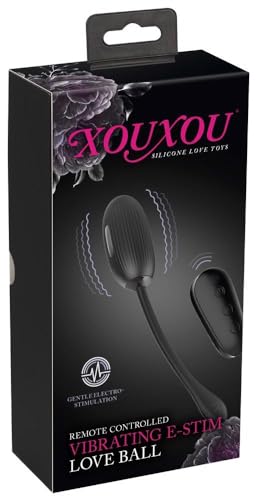 XOUXOU Love Ball accessoire E-Stim noir pour votre routine bien-être