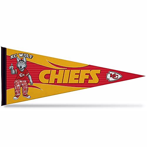 Image of Rico Industries NFL Football Mascot inch 12 inch x 30 inch Felt Wall Decor Pennant - Great for Home /Bed Room /Man Cave Decor