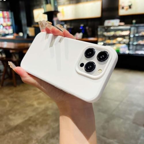Coque TPU iPhone 15 Pro Max souple blanche antichoc mate