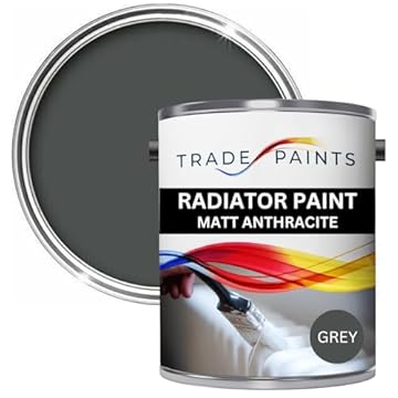 Radiator Paint Anthracite Grey 1 Litre Matt