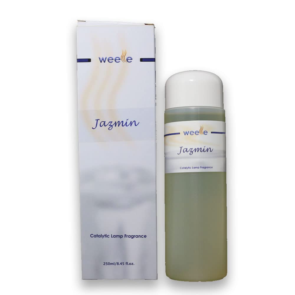 Fragancia para Lampara Catalitica Weele, 250 ml Jazmin, Jardín Encantado: Ambientador con Esencia de Jazmín, Frescura Duradera para Hogares