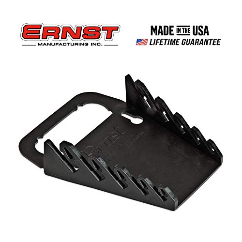 Image of Ernst Manufacturing Gripper Wrench Organizer, 5 Tool, Black