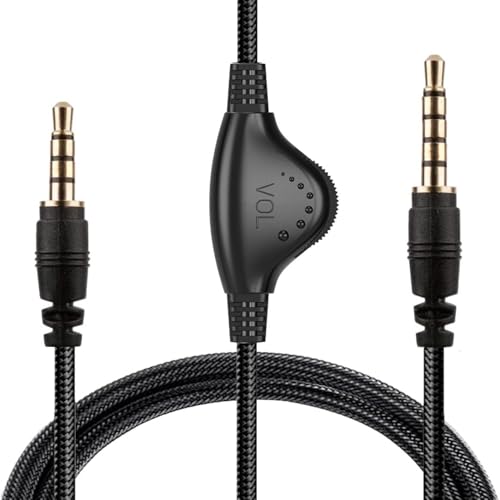 ienza® Premium Quality Replacement Audio Chat Cable with Volume Control for AstroA10 A10, Also Works with A40 Gaming Headsets
