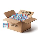 MrBeast Feastables Milk Chocolate & Milk Crunch Variety 2lb Box, Bite Size