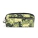 Produktbild CPYang Federmäppchen Tier-Katzen-Camouflage-Mäppchen aus Leder mit Reißverschluss, Stiftehalter, für Studenten, Schreibwaren, Kosmetik und Make-up