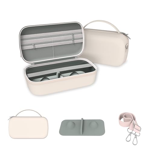 Image of Wearable Breast Pumps Carrying Bag for Hands-Free Breast Pump, Hard Shell Case with Adjustable Crossbody Strap, On-The-Go Storage Pump Case for Momcozy/Willow/eufy/Nuliie/Paruu/Lansinoh