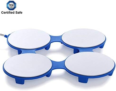 HotMat Electric Food Warming Tray - Compact & Portable - Dual Warming Temperatures - Perfect for Shabbos, Home & Travel - TรV SรD Safety Certified UPDATED VERSION