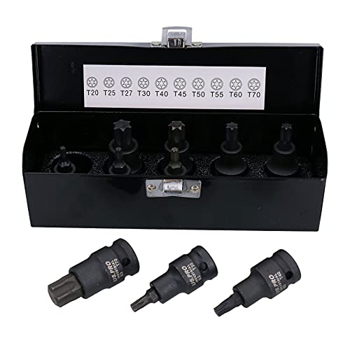Douilles à chocs robustes 1/2 Hex et Torx de grande amplitude