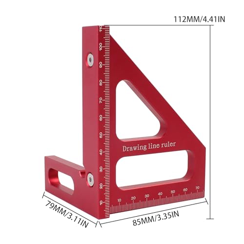 KETIPED 3D Multi-Angle Measuring Ruler
