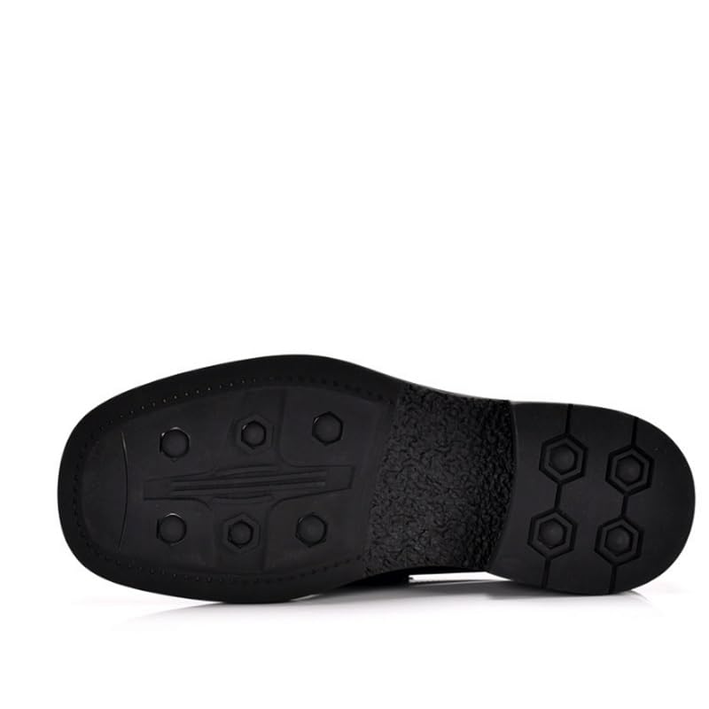 Leather Casual Sneakers for Mens Formal Slip On Penny Loafer Shoes Summer Breathable Driving Shoes 7