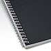 Fabriano EcoQua Notebook, Small, Spiral-Bound, Grid, 70 Sheets, Black