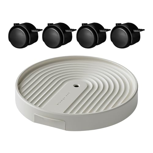 Bohany Base móvil para macetas, cuenco para plantas al aire libre con ruedas, maceta antideslizante con ruedas transportables para interior y exterior