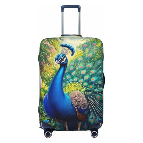 Peacock Luggage Cover Suitcase Cover Protector Travel Suitcase Cover