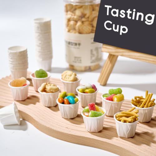 Image of LITOPAK 1000 Pack 0.75 oz Medicine Cups, 3 /4 oz Disposable Condiment Cups