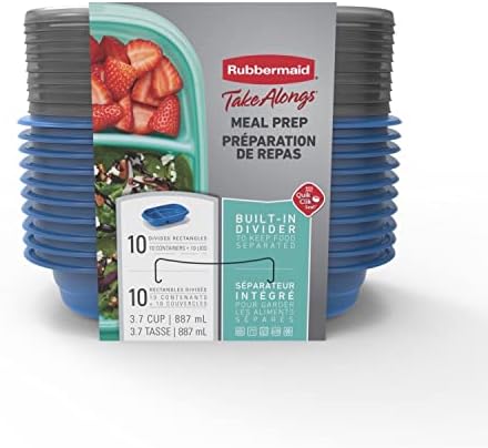 Rubbermaid® TakeAlongs® Divided Base Container, set of 10 image 2