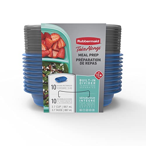 Image of Rubbermaid® TakeAlongs® Divided Base Container, set of 10