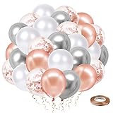 deko rosenhochzeit 【Mit Luft oder Helium Füllen】: Diese Partyballons können sowohl Helium als auch Luft aufnehmen. Sie eignen sich für die Herstellung einer großartigen und schönen Luftballongirlande. Sie können an einer Schnur quer durch den Raum aufgehängt oder zu einem großen Bündel Luftballons zusammengebunden werden.