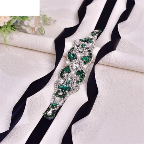 Bridal Decorative Belt Female Women Wedding Party Evening Dress Accessories Rhinestones Pearls2