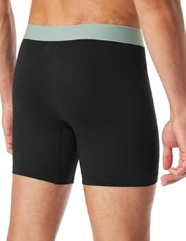 Schiesser 5 stuks ondergoed met elastische tailleband voor heren, biologisch katoen, 95/5 organisch, Zwart_183212, XL