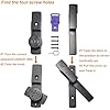 Buy ETEKJOY Heavy-Duty Flip Latch Lock 90/180 Degree Sliding/Swinging - View #3