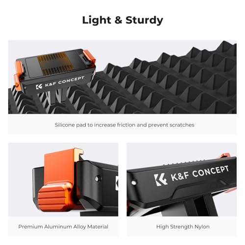 Image of K&F CONCEPT 2 Pack Magnetic Quick Release Adapter Mount for DJI Osmo Action 5 Pro, Extension Base Bracket with 1 /4 inch Adapter /Quick-Release Buckle for DJI Osmo Action 4 /Action 3 /Osmo 360 Accessories