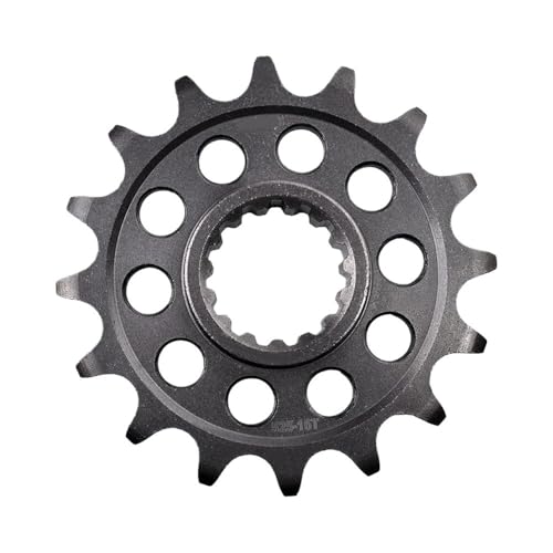 Pignon avant de moto 525 en acier forgé de haute précision 16T