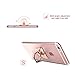 Aiqaa Metal Phone Ring Stand for Smartphones - Rose Gold