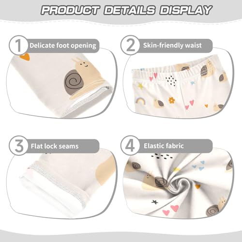 Girls and Toddlers' Leggings oft Comfortable Leggings for Kids in 4-10 Years Ankle Length Girls Printed Leggings4