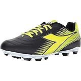 Diadora Unisex Mago L LPU Black/Yellow Flourescent Men's 12, Women's 13.5 Medium