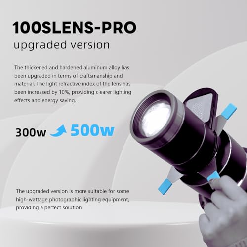 Snoot optique compatible Amaran 100X 200D et Godox SL60 pour projecteur LED - 5