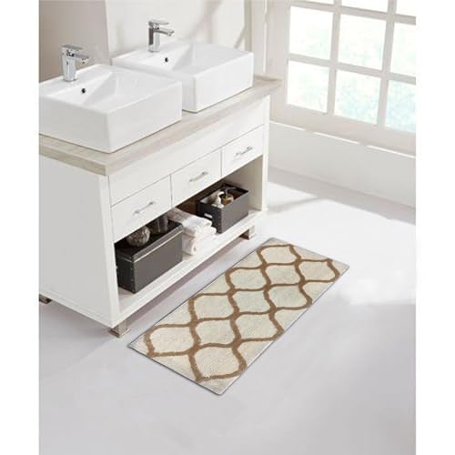 Image of The First Home Decor Modern Anti Slip doormats for Entrance Living Room Bedroom Kitchen Bathroom Doormat 1.5x3 feet (D2D5)