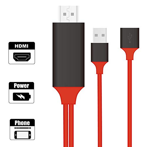 Universal HDMI Adapter Cable Connector Transfer, HOTSO Type-C Micro USB Mobile Phone to TV Projector Monitor, 1080P HDTV HDMI Cable Adapter for All Mobile Phone Devices