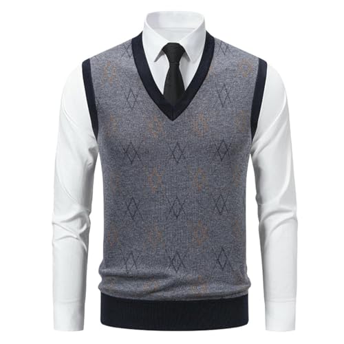 Chaleco holgado para hombre con forro de felpa suave de invierno