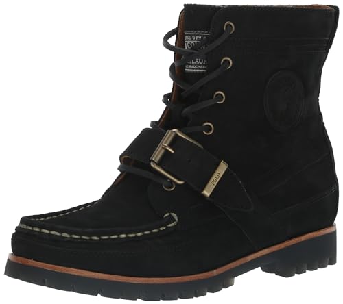 POLO RALPH LAUREN Ranger Sneaker Boot Black 9.5 D (M) by POLO RALPH LAUREN - Used condition - US$51.98