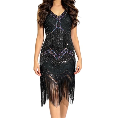 Robe de soirée sequins femme silhouette ajustée sans effort