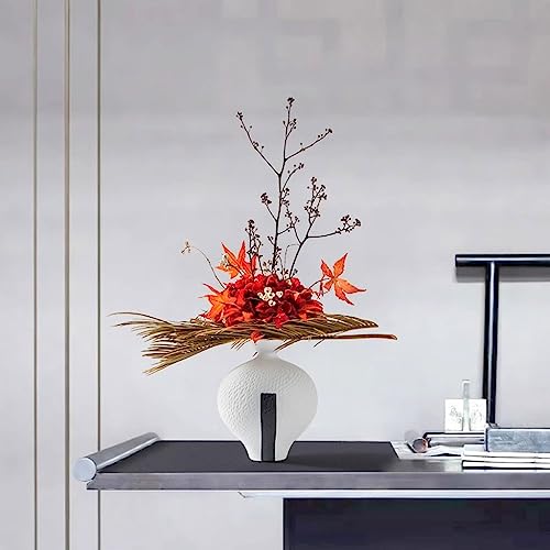 Imitation morte branche verte végétale bonsaï pour déco de thé - 6