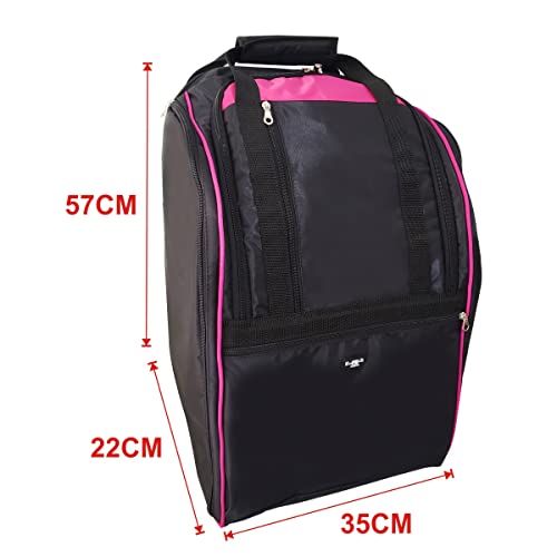 Raqueteira Mochila Feminina Rosa para 3 Raquetes Beach Tennis
