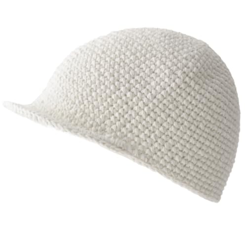 Image of CHARM Mens Kufi Beanie Hat | Billed Skull Cap, Chemo Hat, Sensitive Skin