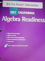 Algebra Readiness 0030958547 Book Cover