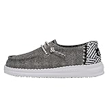 Hey Dude Girl's Wendy Youth Multiple Sizes & Colors | Girls Shoes | Girls Lace Up Loafers | Lightweight & Comfortable