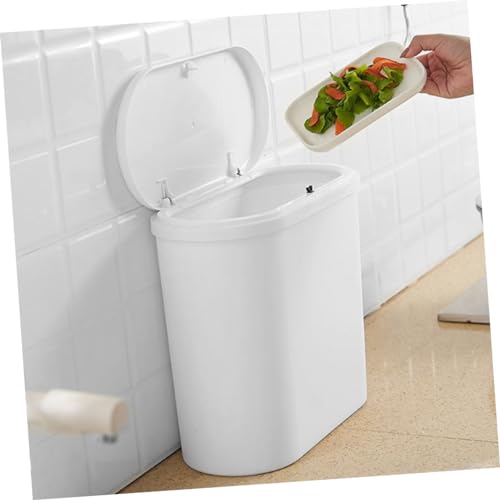 Caneca de basura reutilizable compacta con tapa miniatura 3