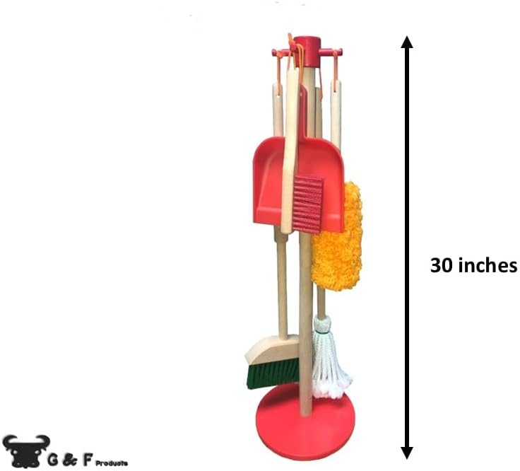 JustForKids Wooden Detachable Kids Cleaning Set image 2