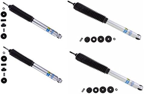 Bilstein 24-251754 24-239455 Set of 5100 Series Front & Rear Monotube Shocks fits 2014 2018 Ram 2500 4WD w/ 2-2.5" Front Lift and 0-1" Rear Lift w/o Air Leveling Suspension