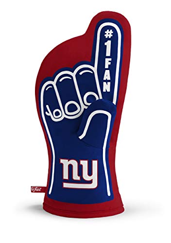 NFL New York Giants NFL New York GiantsNFL #1 Oven Mitt, Blue, Dimensions: 13.25" x 6.5"