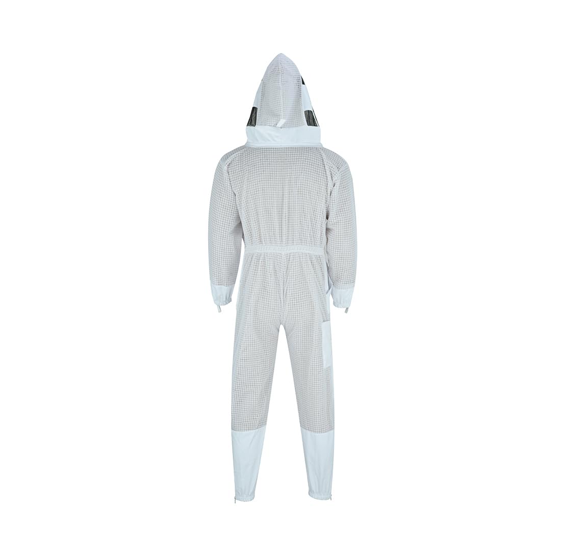 Imkeranzug Premium mit Atmungsnetz und Fechtschleier, S · weiß