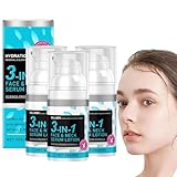 3 in 1 Face & Neck Serum Lotion, Anti-Aging Firming Rejuvenating Moisturizing Essence with Collagen, Retinol, Peptides & Hyaluronic Acid, Hydration & Brightening & Firming Skin (3Pcs) -  Viotoeh