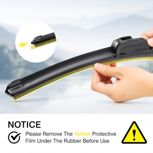 Image of DOG TAIL Windshield Wiper Blades - 16'' & 16'' - J Hook